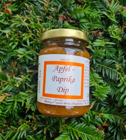 Apfel-Paprika Dip